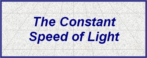 Constant speed of light