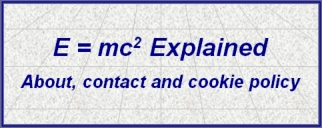 E = mc^2 About and Cookies