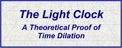 The Light Clock  A Theoretical Proof of Time Dilation